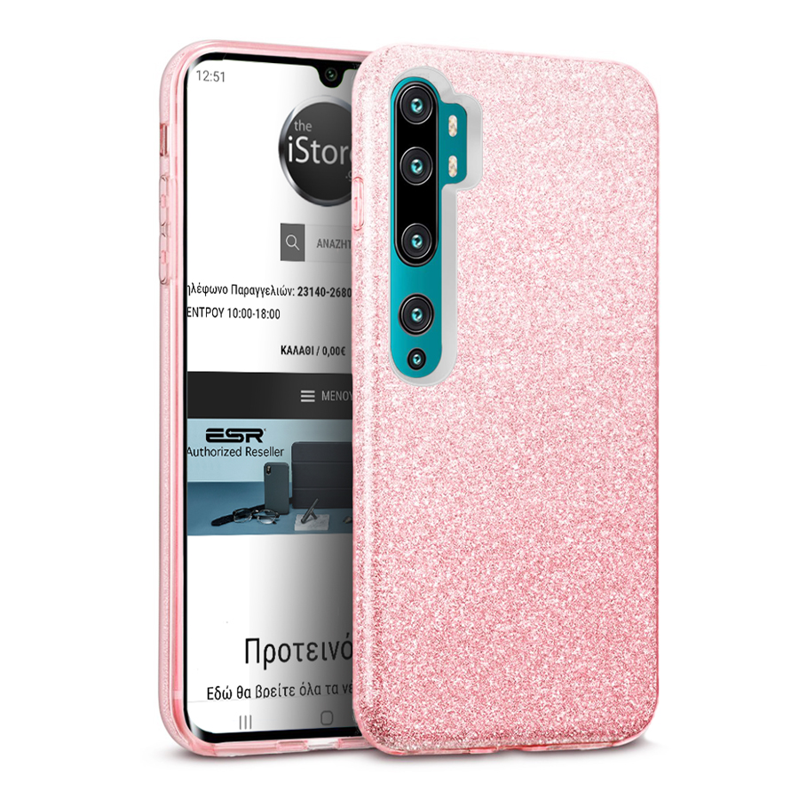 Hybrid Strass Pink Case Xiaomi Mi Note 10 / Mi Note 10 Pro