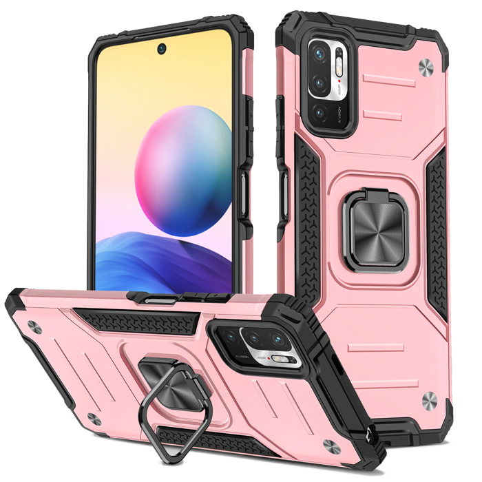 Armor Ringstand Case Rose Gold Xiaomi Redmi Note 10 5G/Poco M3 Pro 5G