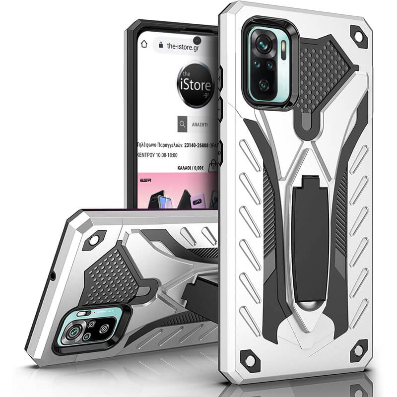 Defender Armor Case Silver Xiaomi Redmi Note 10/Note10s