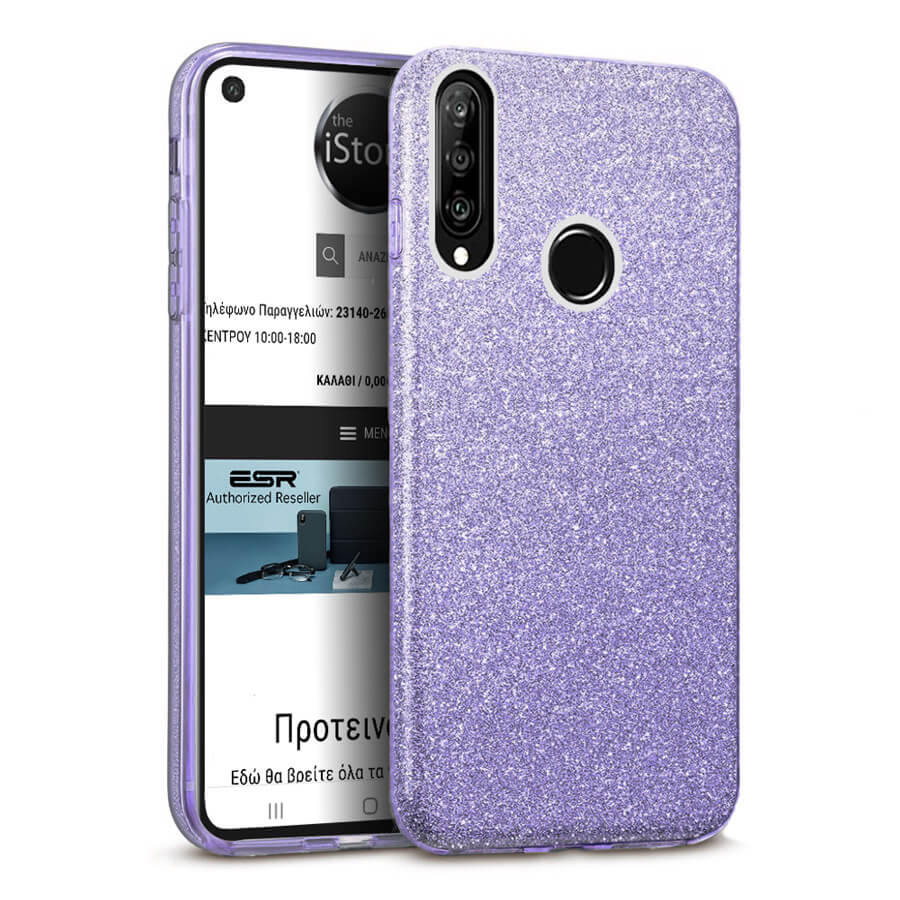 Hybrid Strass Violet Case Huawei P40 Lite E