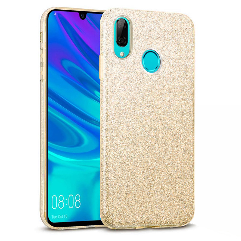 Hybrid Strass Full Gold Case Huawei Y7 2019