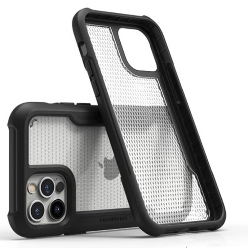 Patchworks Solid Case Clear Black iPhone 13 Pro Max