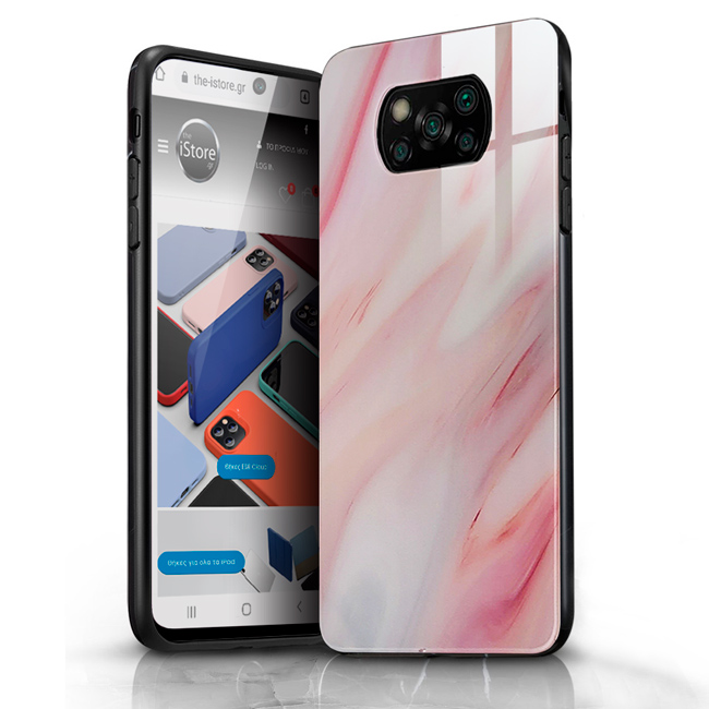 Glossy Marble Cream Case Xiaomi Poco X3 NFC/X3 Pro