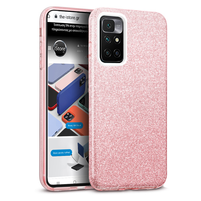 Hybrid Strass Pink Case Xiaomi Redmi 10