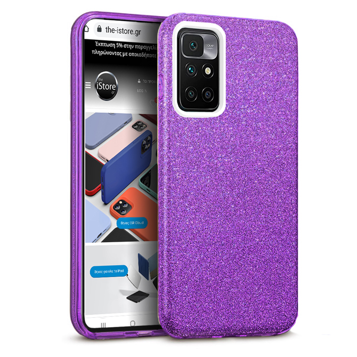 Hybrid Strass Violet Case Xiaomi Redmi 10