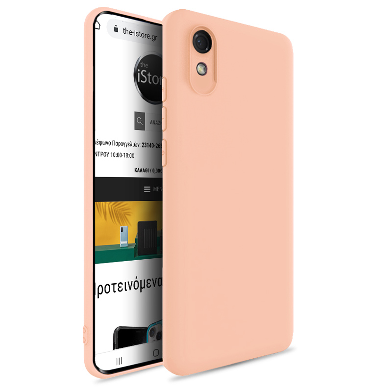 Soft Silicone Case Peach Xiaomi Redmi 9A