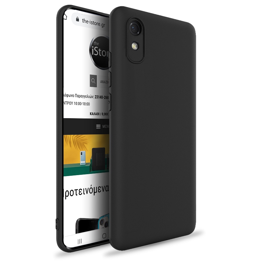 Soft Silicone Case Black Xiaomi Redmi 9A