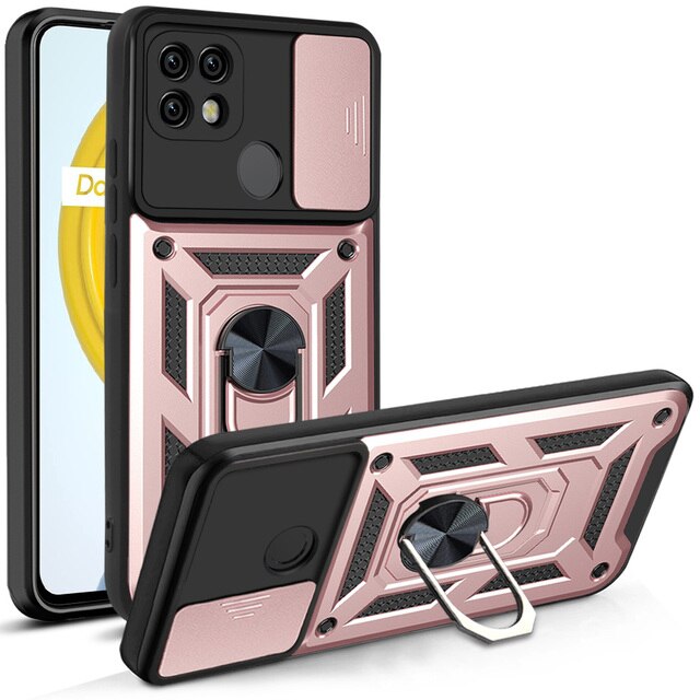 Combo Kickstand Slide Camera Case Rose Gold Xiaomi Redmi 10A / Redmi 9C