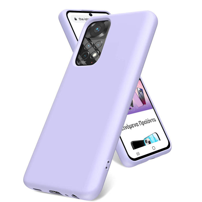 Rubber Silk Case Violet Xiaomi Redmi Note 11/11s