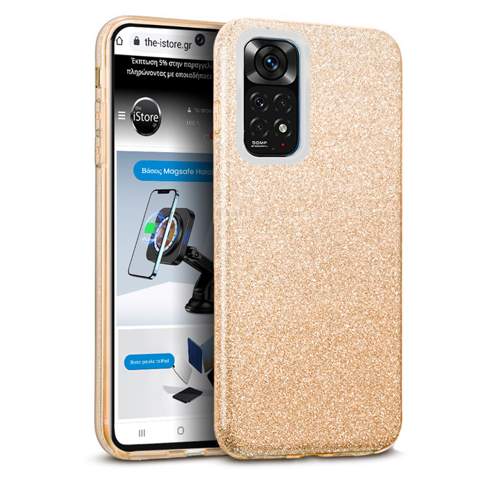 Hybrid Strass Gold Case Xiaomi Redmi Note 11/11s