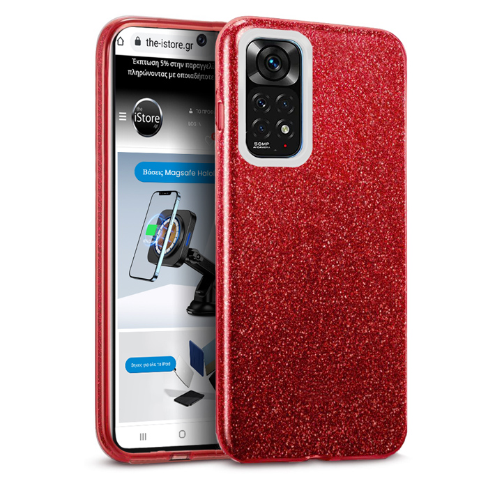 Hybrid Strass Red Case Xiaomi Redmi Note 11/11s