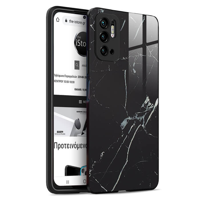 Glossy Marble Black Case Xiaomi Poco M3 Pro 5G