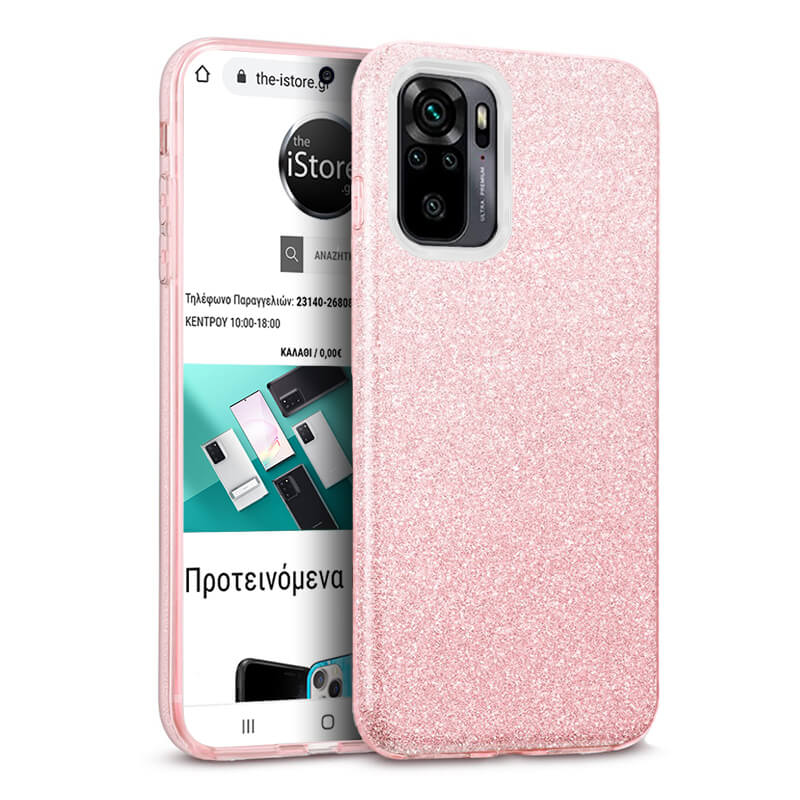 Hybrid Strass Pink Case Xiaomi Redmi Note 10/Note 10s