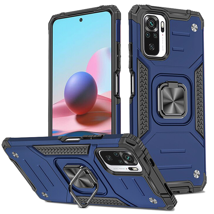 Armor Ringstand Case Blue Xiaomi Redmi Note 10/Note 10s