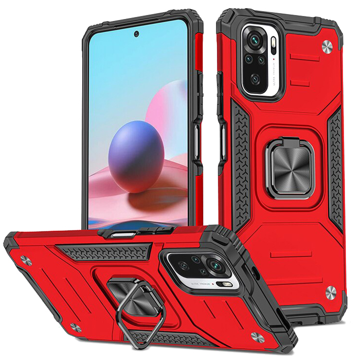 Armor Ringstand Case Red Xiaomi Redmi Note 10/Note 10s