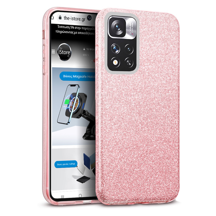 Hybrid Strass Pink Case Xiaomi Redmi Note 11 Pro+ 5G