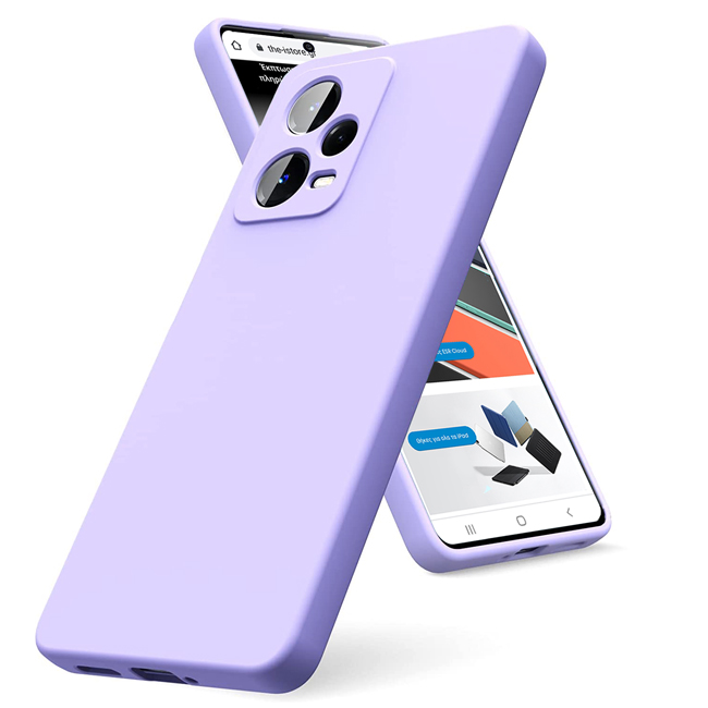 Θήκη Rubber Silk Violet Xiaomi Redmi Note 12 Pro 5G