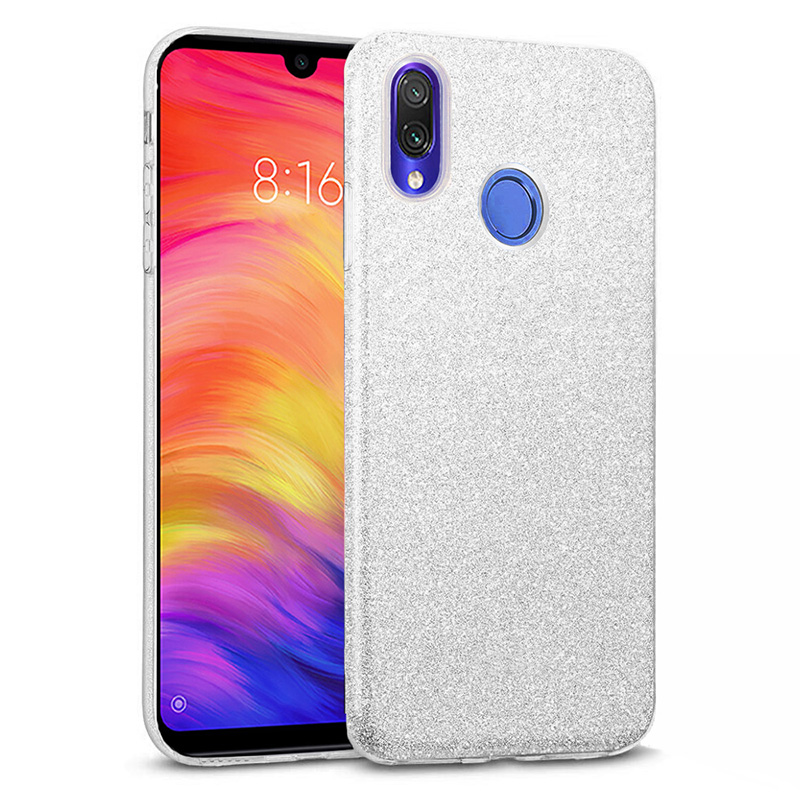 Hybrid Strass Silver Case Xiaomi Redmi Note 7