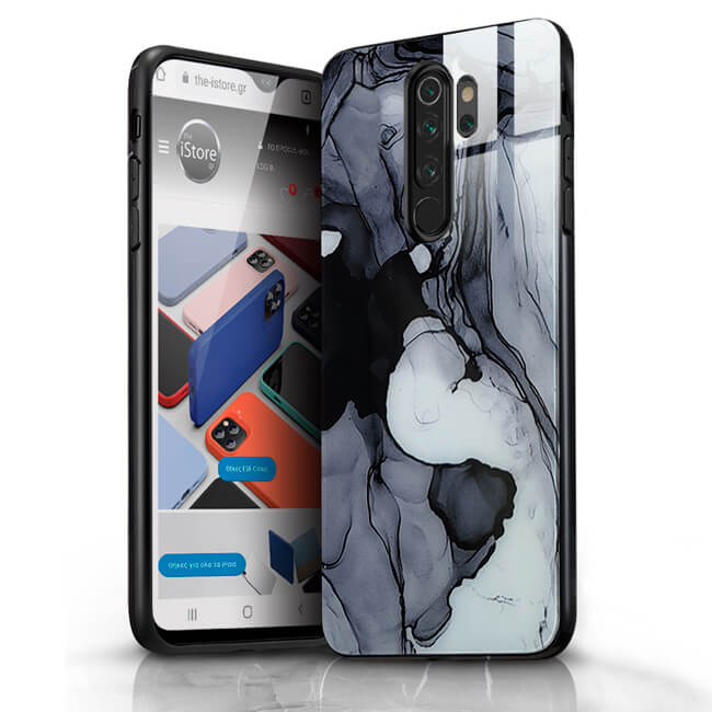 Glossy Marble Smoke Case Xiaomi Redmi Note 8 Pro