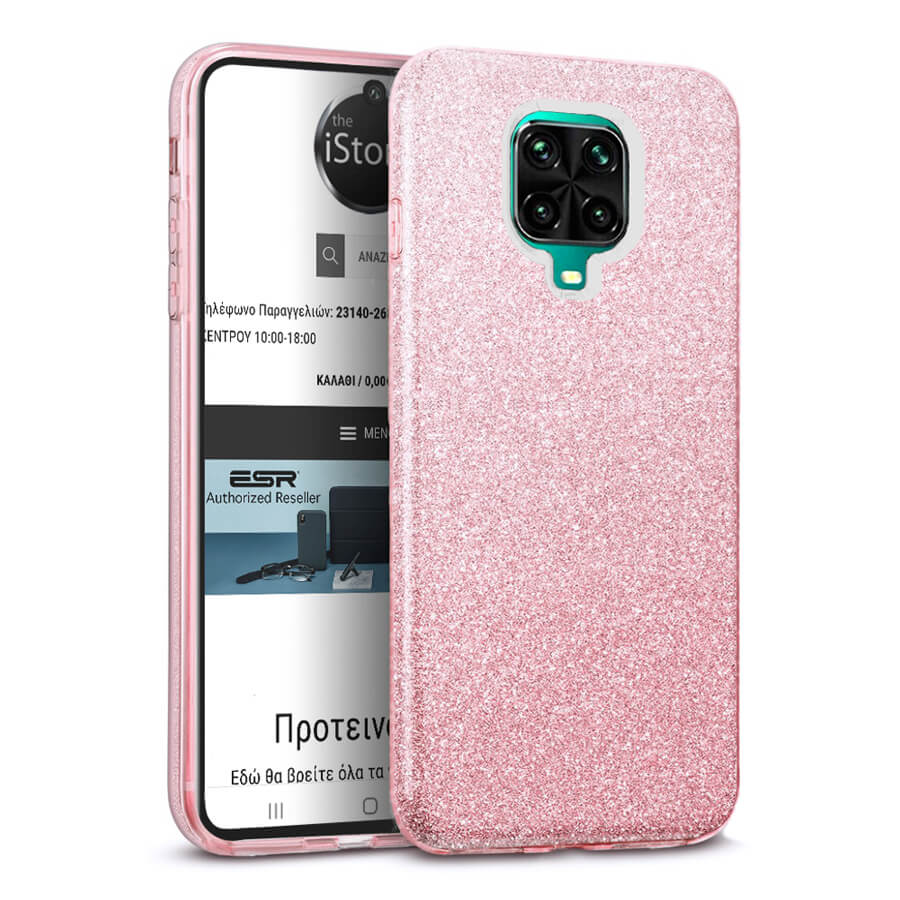 Hybrid Strass Pink Case Xiaomi Redmi Note 9s / 9 Pro / 9 Pro Max