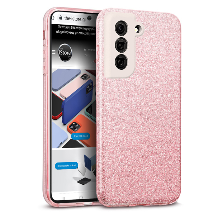 Hybrid Strass Pink Case Samsung Galaxy S21 FE 5G