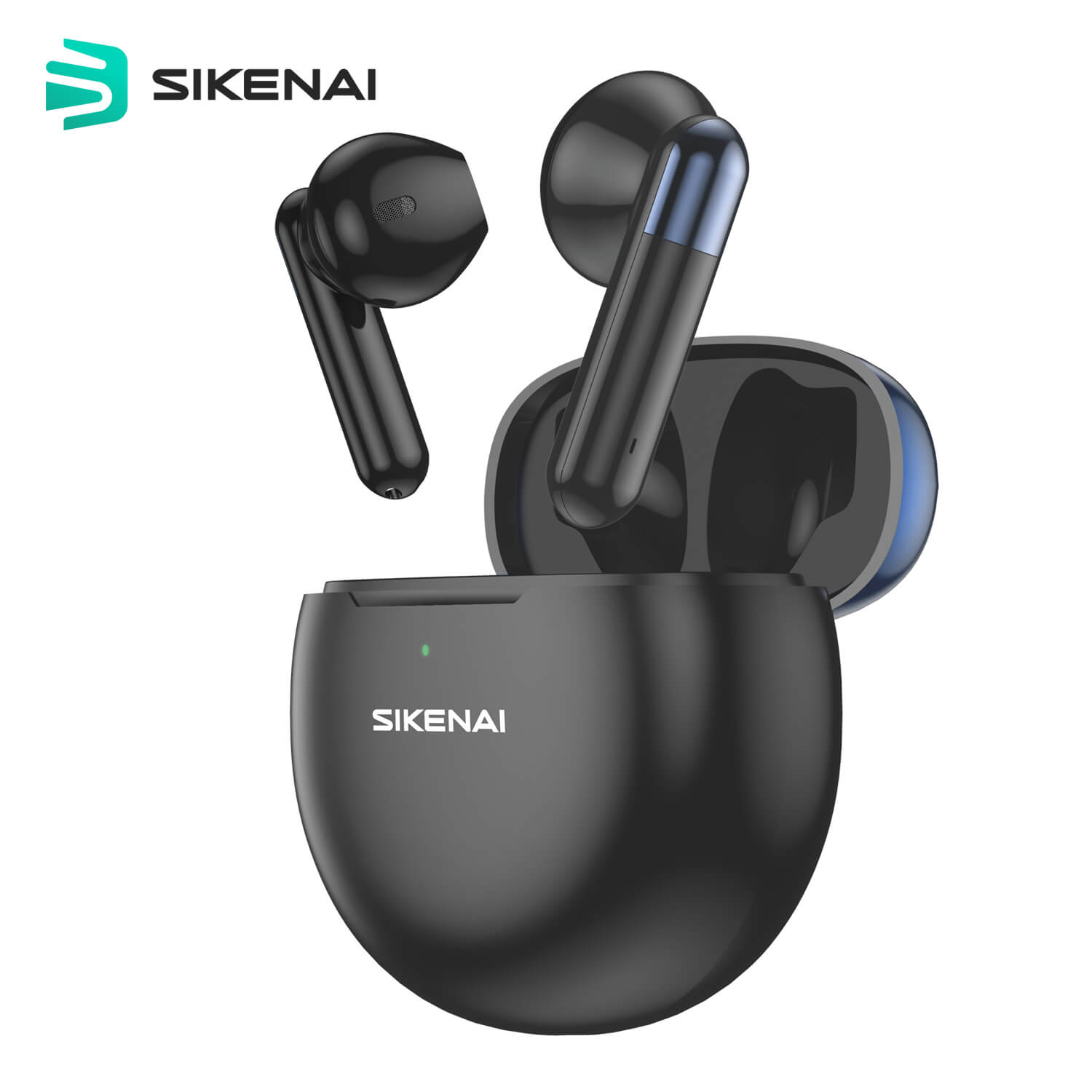 Sikenai TWS Sport Wireless Bluetooth Headset Black (Τ500)