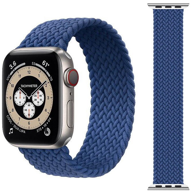 WiWU Hera Braided Blue Λουράκι για Apple Watch 42/44/45/49mm (Size: L)