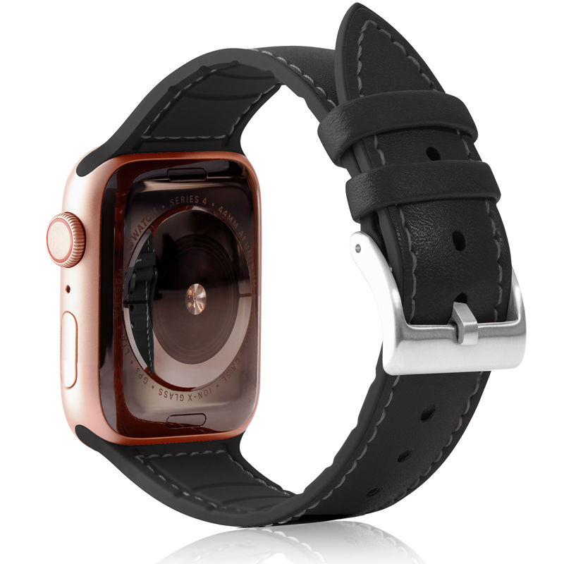 Stoband Hera Genuine Leather Λουράκι Apple Watch 38/40/41mm Black