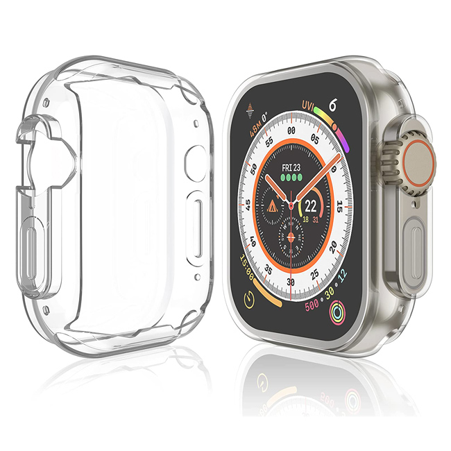 Ultra Thin Silicone Case Διάφανη Apple Watch 49mm