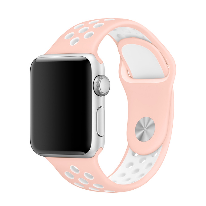 WiWU Dual Color Sport Pink/White Λουράκι Apple Watch 38/40/41mm