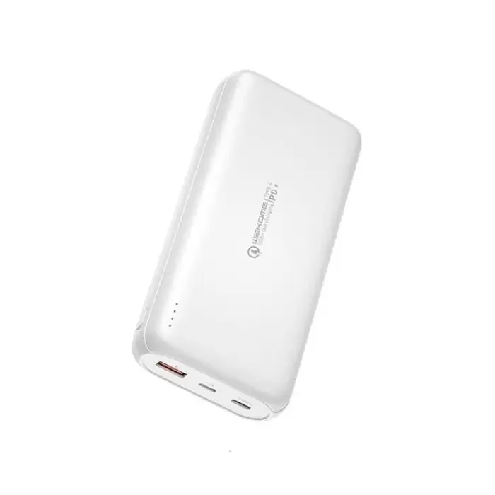 Wekome 1x PD USB-C 1x QC 3.0 PowerBank 10000mAh White 20W (WP-187)