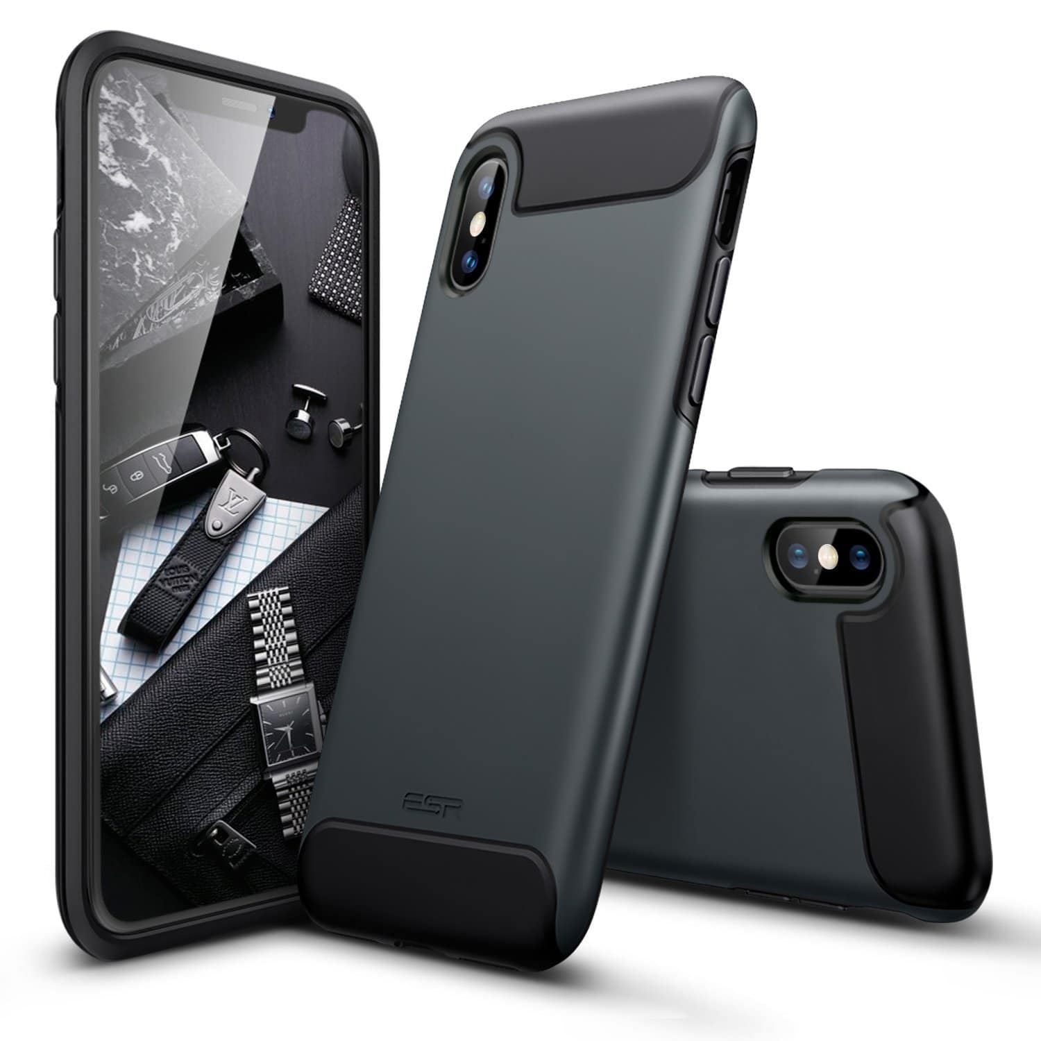 ESR iPhone X/Xs Rambler Case Black (X001L3H7BB)