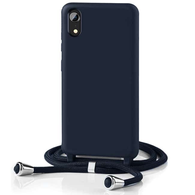 Θήκη Orso Soft TPU Κορδόνι Blue iPhone XR