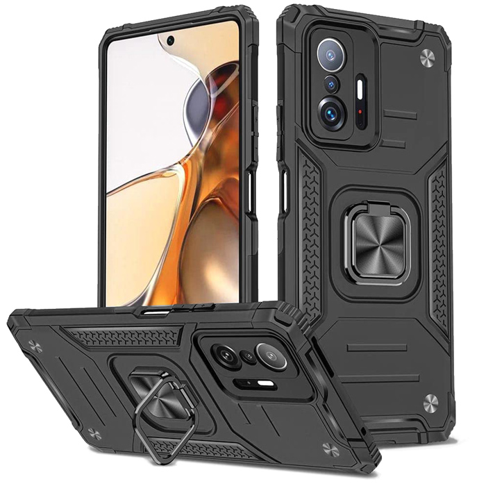 Armor Ringstand Case Black Xiaomi 11T / 11T Pro