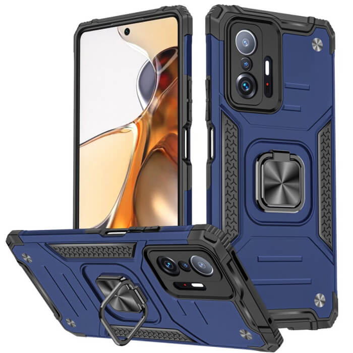 Armor Ringstand Case Blue Xiaomi 11T / 11T Pro