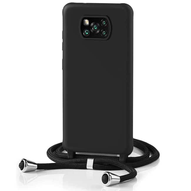 Θήκη Orso Soft TPU Κορδόνι Black Xiaomi X3 NFC / X3 Pro