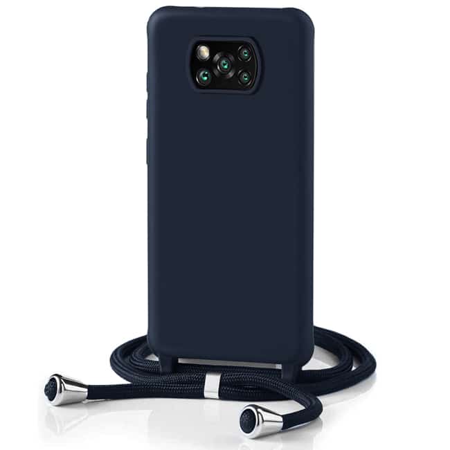 Θήκη Orso Soft TPU Κορδόνι Blue Xiaomi X3 NFC / X3 Pro