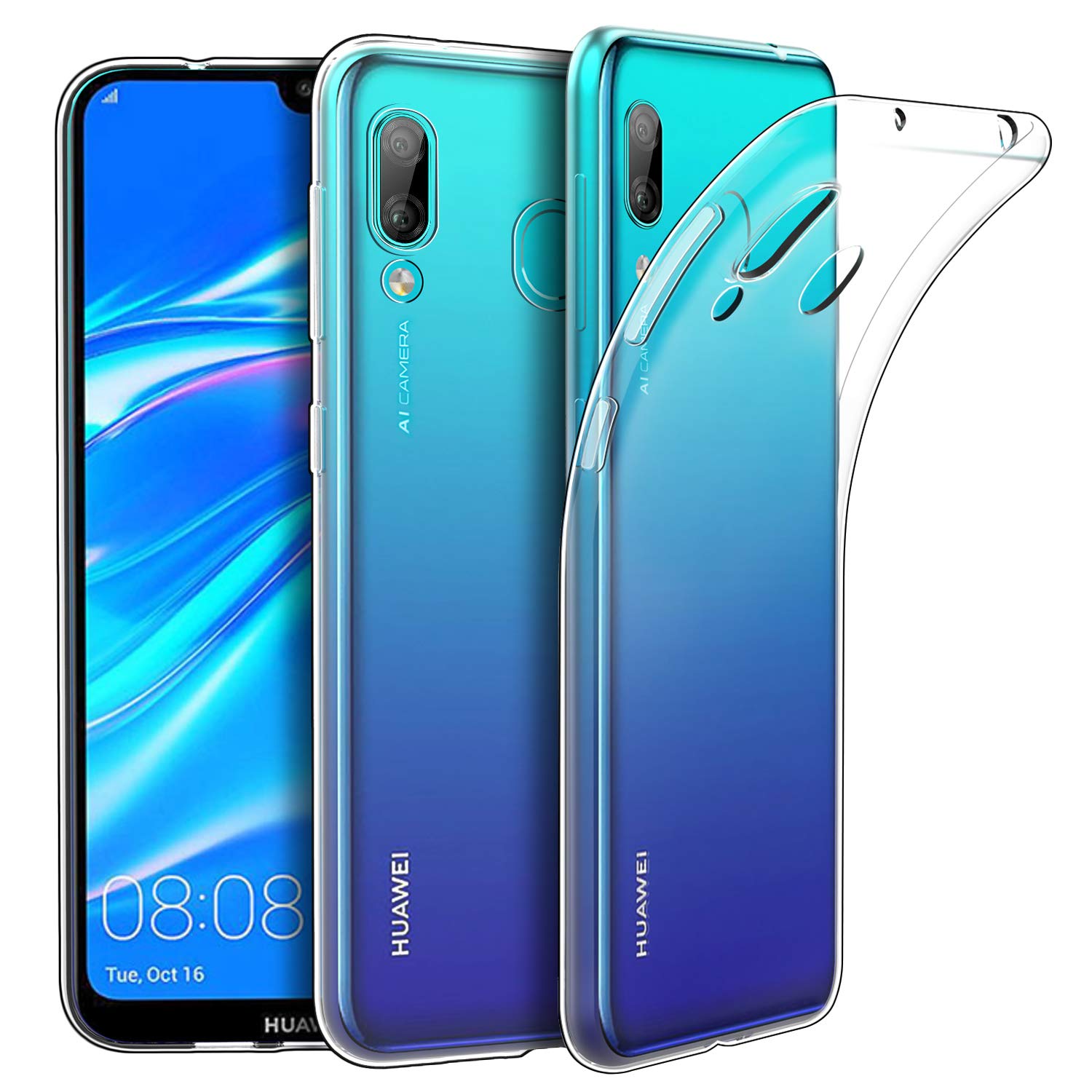 Ultra Thin Silicone Case Huawei Y7 2019