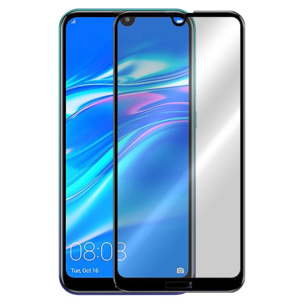 Tempered Glass Full Glue 5D Huawei Y7 2019 Μαύρο