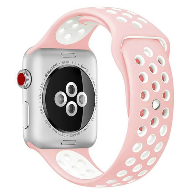 Kakapi Pink Sport Silicone Λουράκι Apple Watch 42/44/45/49mm