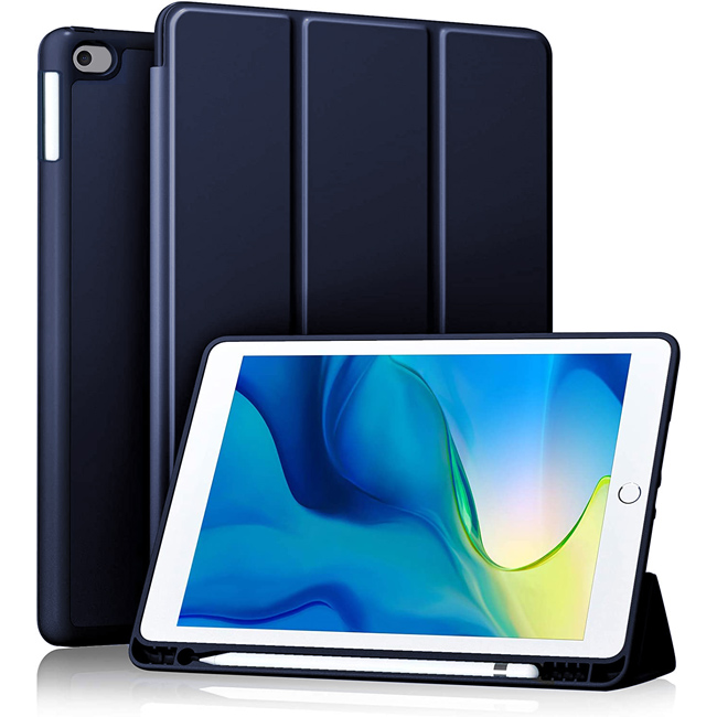 Θήκη Soft TPU Flexible Pencil Holder Dark Blue iPad 10th 2022