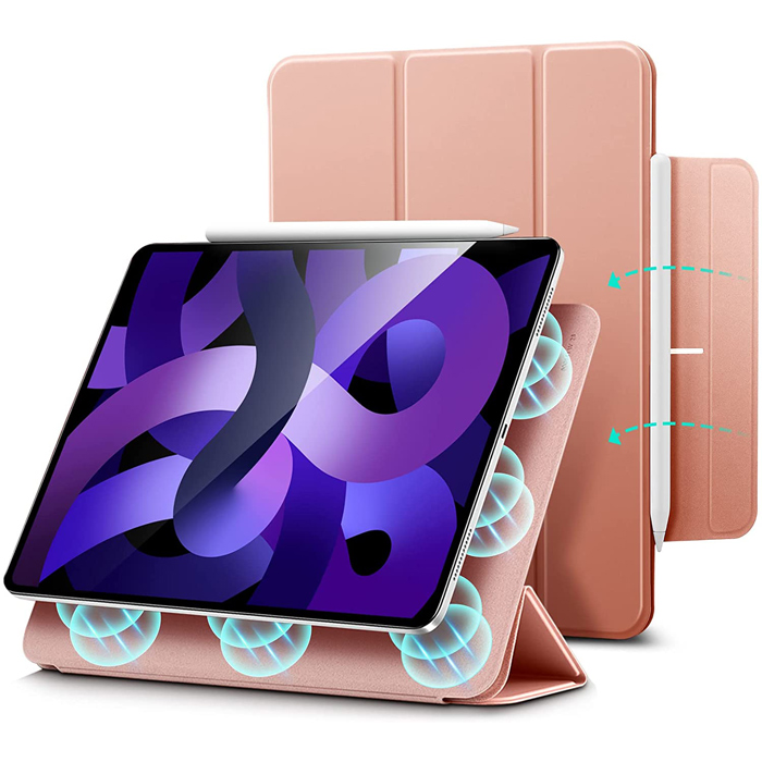 ESR Rebound Magnetic with Clasp Rose Gold iPad Air 4/5