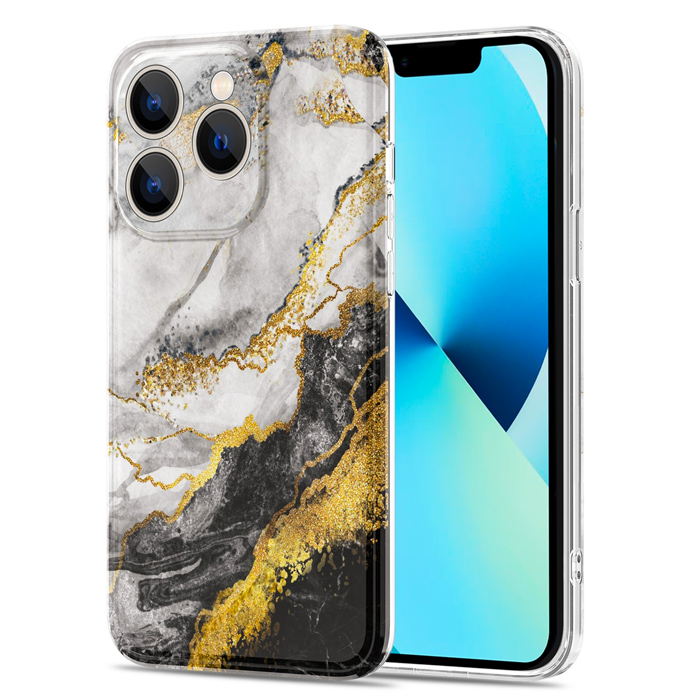 iPhone 13 Pro Max Soft Case Marble Stone