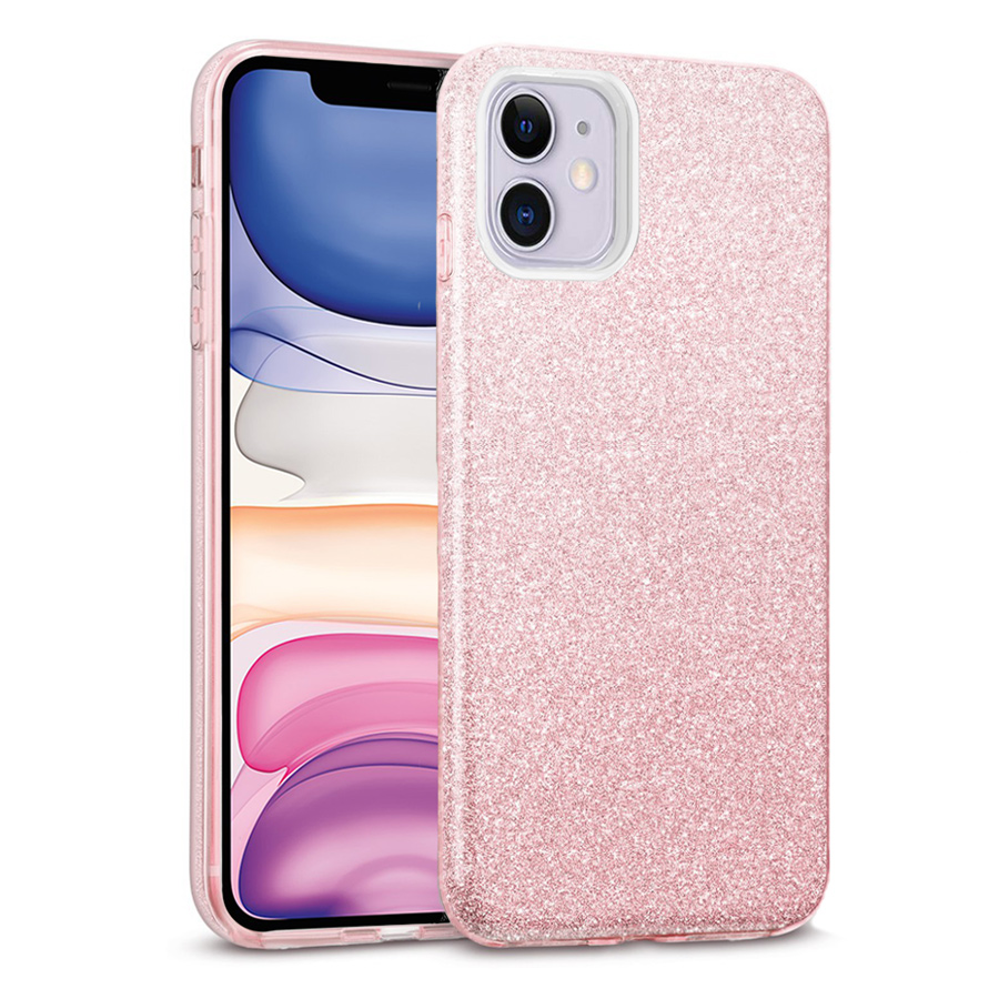 Hybrid Strass Pink Case iPhone 11