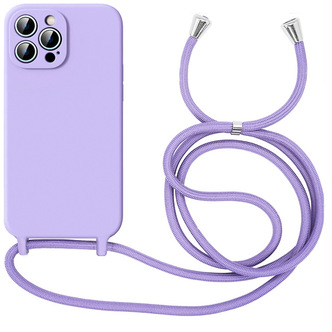 Θήκη Orso Cloud Κορδόνι Violet iPhone 12 Pro Max