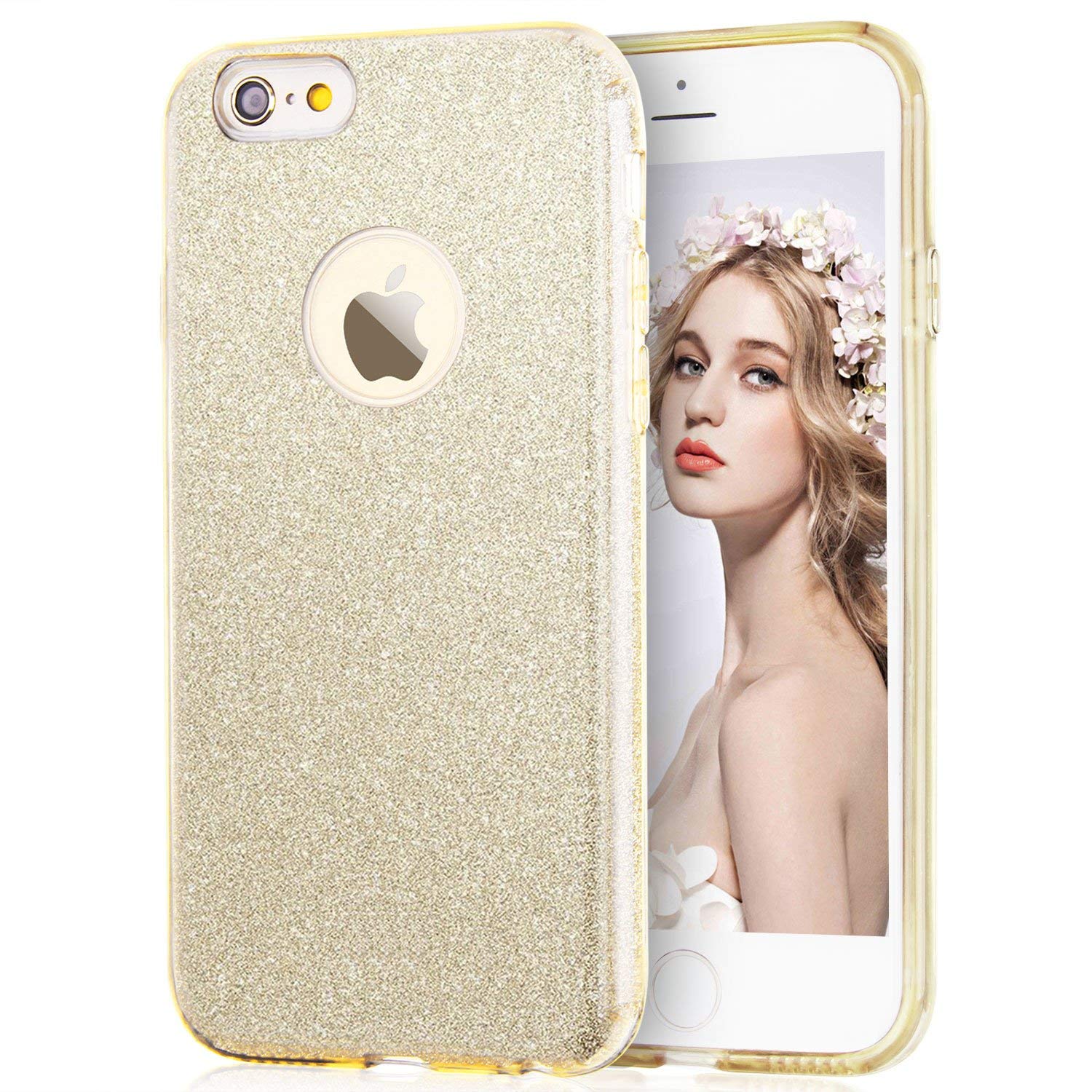 Hybrid Strass Full Gold Case iPhone 6 Plus/6s Plus