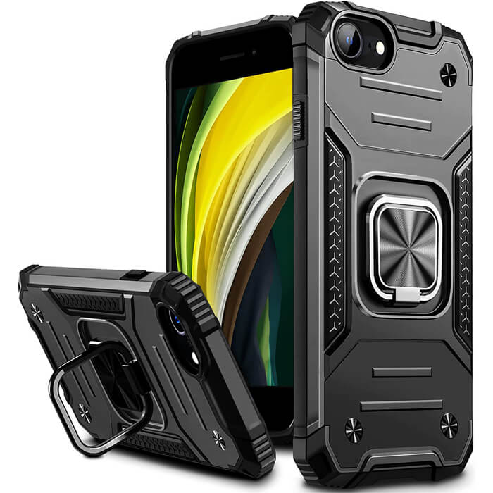 Armor Ringstand Case Black iPhone 7/8/SE 2020