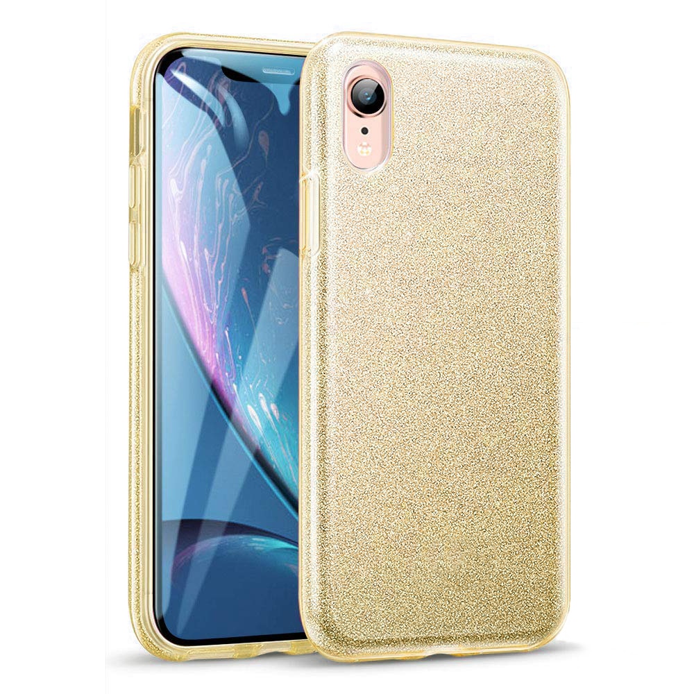 Hybrid Strass Gold Case iPhone XR