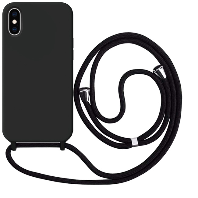 Θήκη Orso Cloud Κορδόνι Black iPhone X/Xs