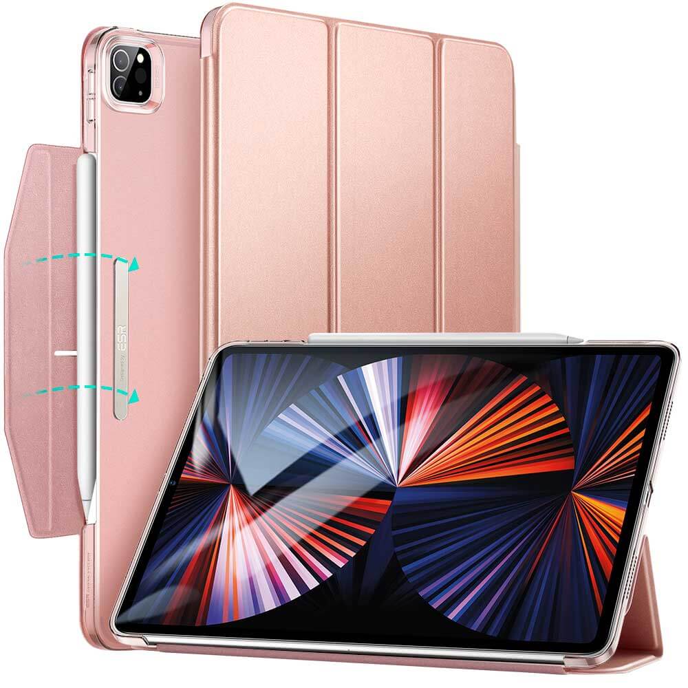 ESR Yippee Trifold with Clasp Rose Gold iPad Pro 12,9 2021/2022